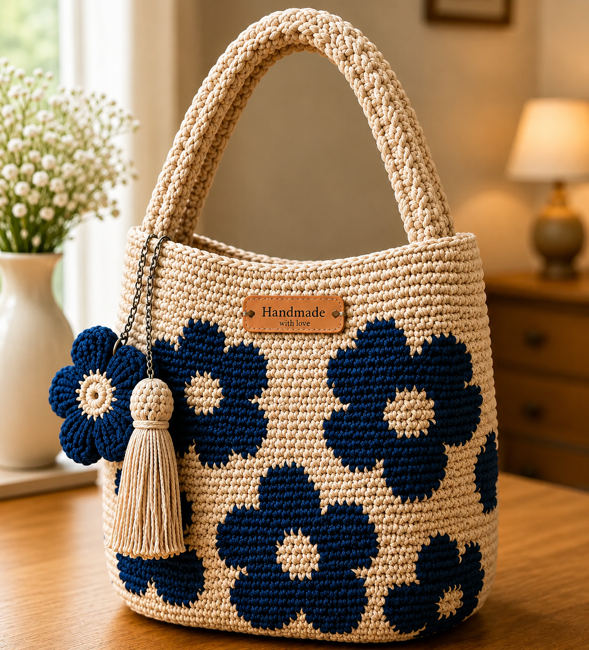 LAPIVORA Crochet Flower Bag