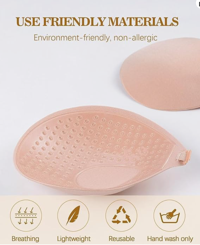 Reusable Silicone Strapless Bra for Women | Invisible Push-Up Bra | Seamless, Sweatproof, & Skin-Friendly