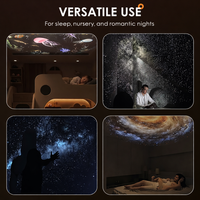 2-in-1 Galaxy Projector with Starry Sky Design and Night Light
