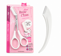Precision Eyebrow Trimming Scissors With Comb