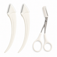 Precision Eyebrow Trimming Scissors With Comb