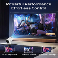 Outdoor Portable Projector Mini 4K Decoding Projector with 5G WiFi 6 & Bluetooth