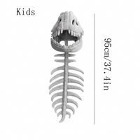 Cute Realistic Dinosaur Skeleton Plush Toy