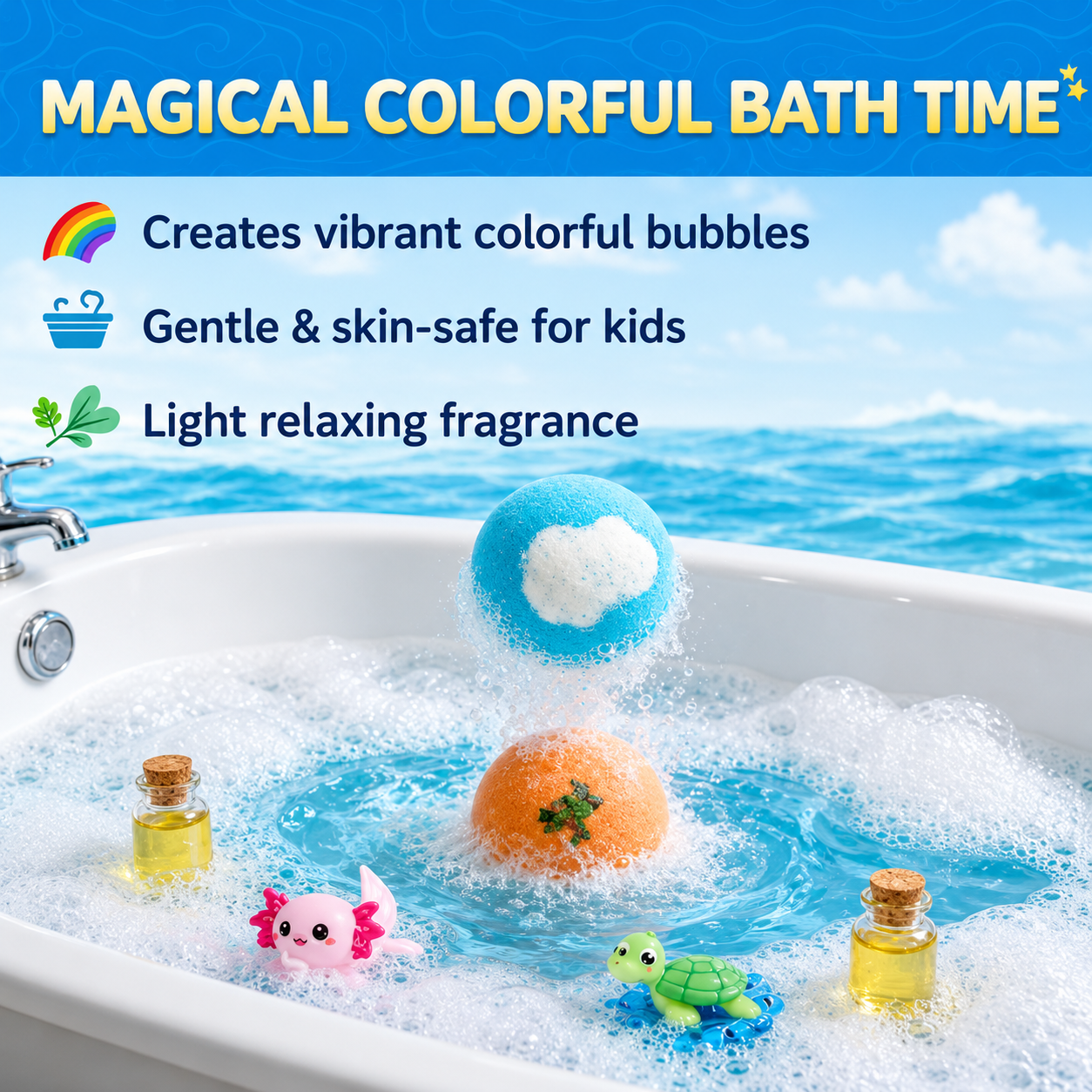 LAPIVORA Surprise Bath Bombs With Toys For KIDS Pack of 12
