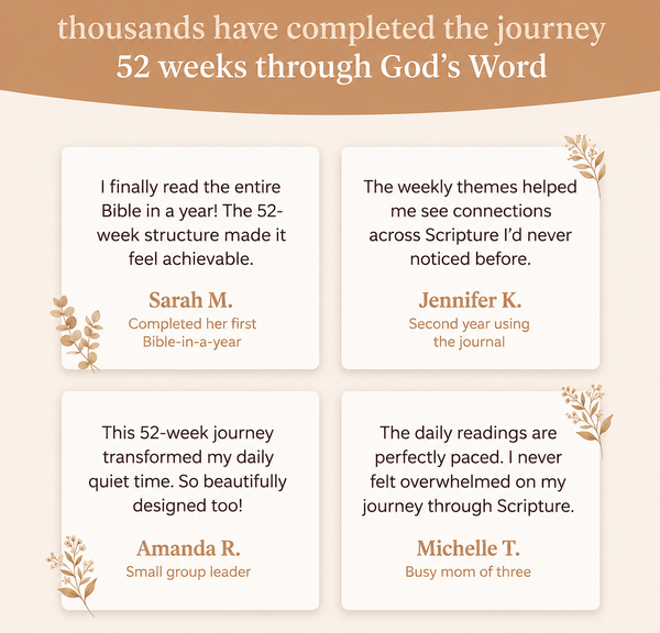 Bible In A Year : 52 - Week Study