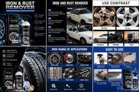 Car Rust Remover Derusting Spray