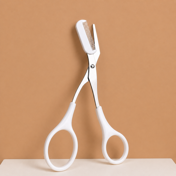 Precision Eyebrow Trimming Scissors With Comb