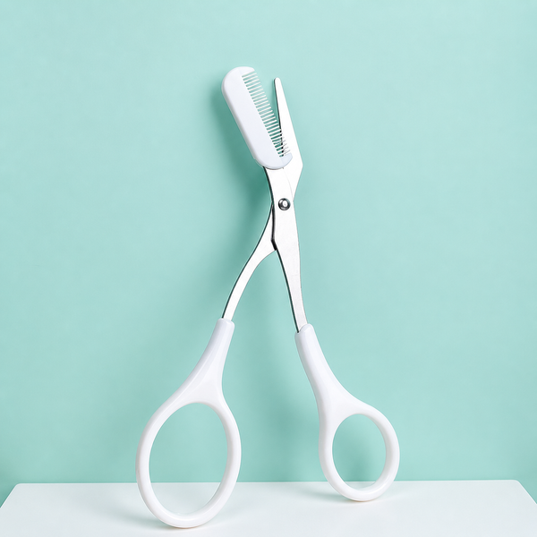 Precision Eyebrow Trimming Scissors With Comb