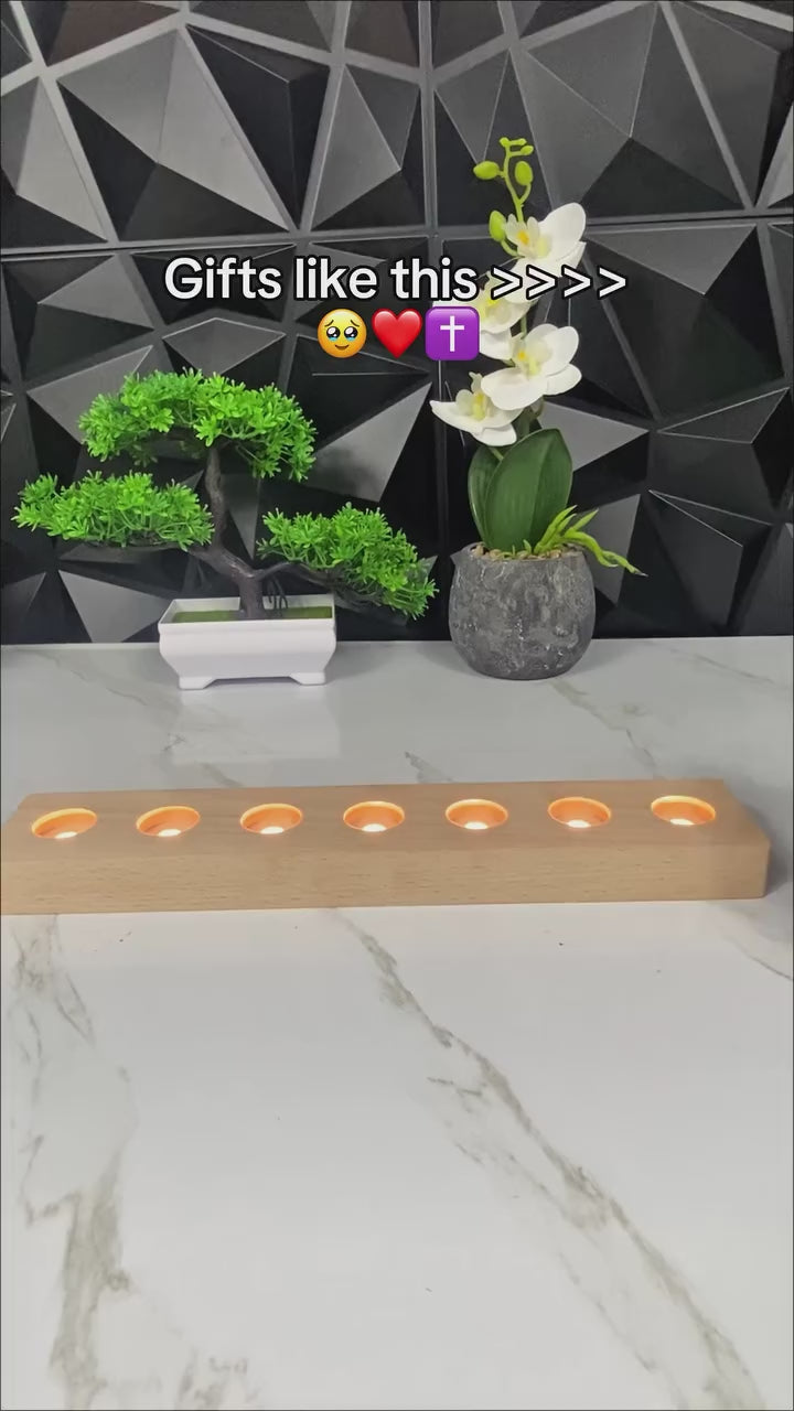 Christian 3D Crystal Ball LED Lamp Set video