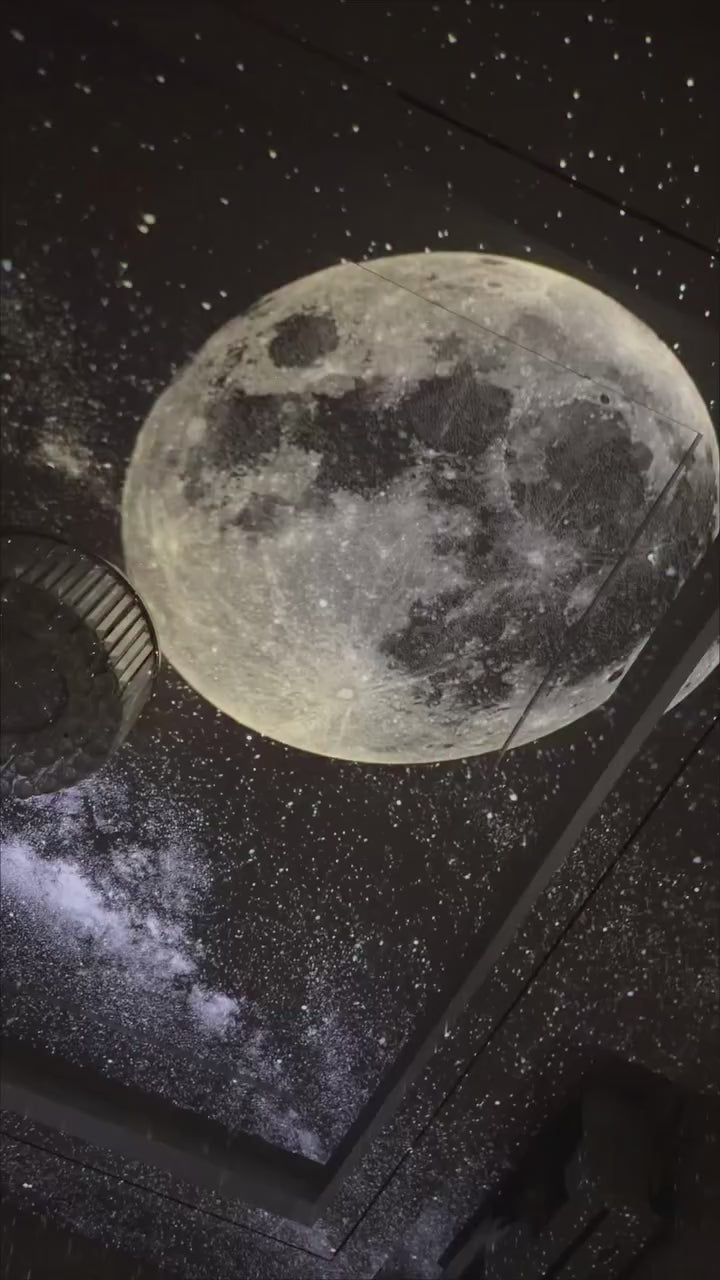 2-in-1 Galaxy Projector with Starry Sky Design and Night Light video