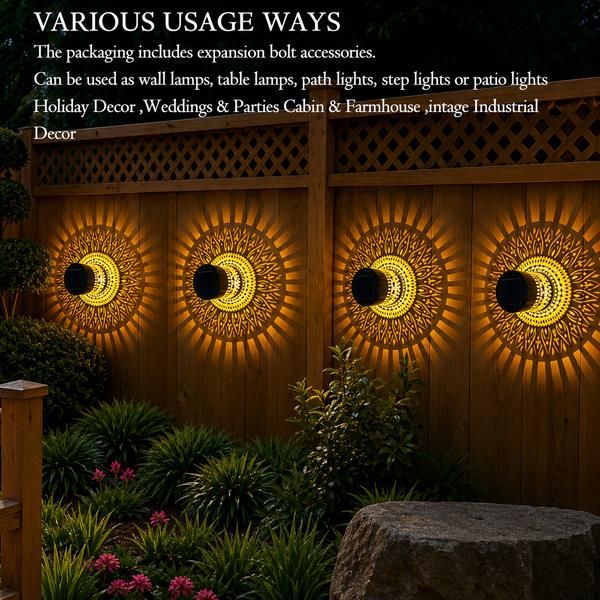Solar Outdoor Wall Light Projector