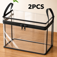 Boîtes de rangement transparentes pliables